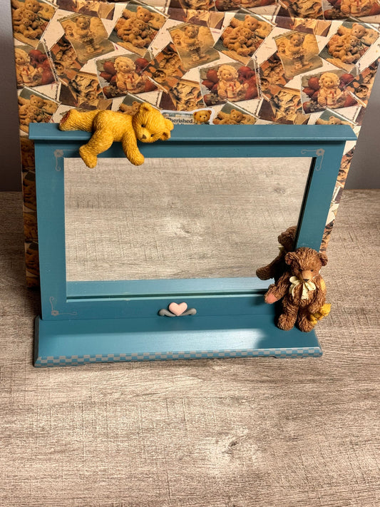 Cherished Teddies by Enesco 2000 RARE Two Friends Mirror 834068