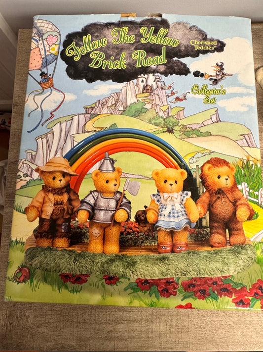 Cherished Teddies by Enesco 1998 Follow The Yellow Brick Road Set of  PCS 476501