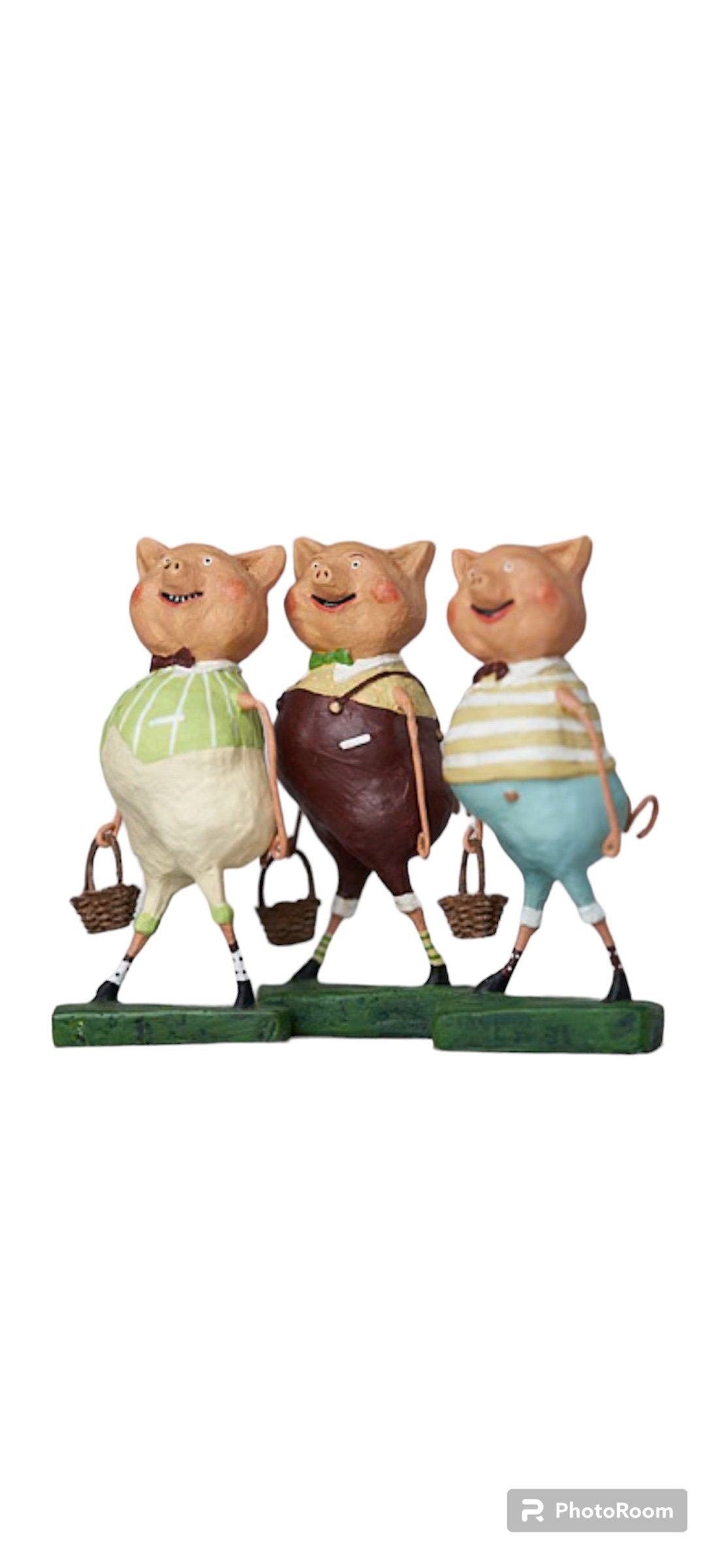 New Lori Mitchell Design - Three Lil Pigs - 11066 Set of Three