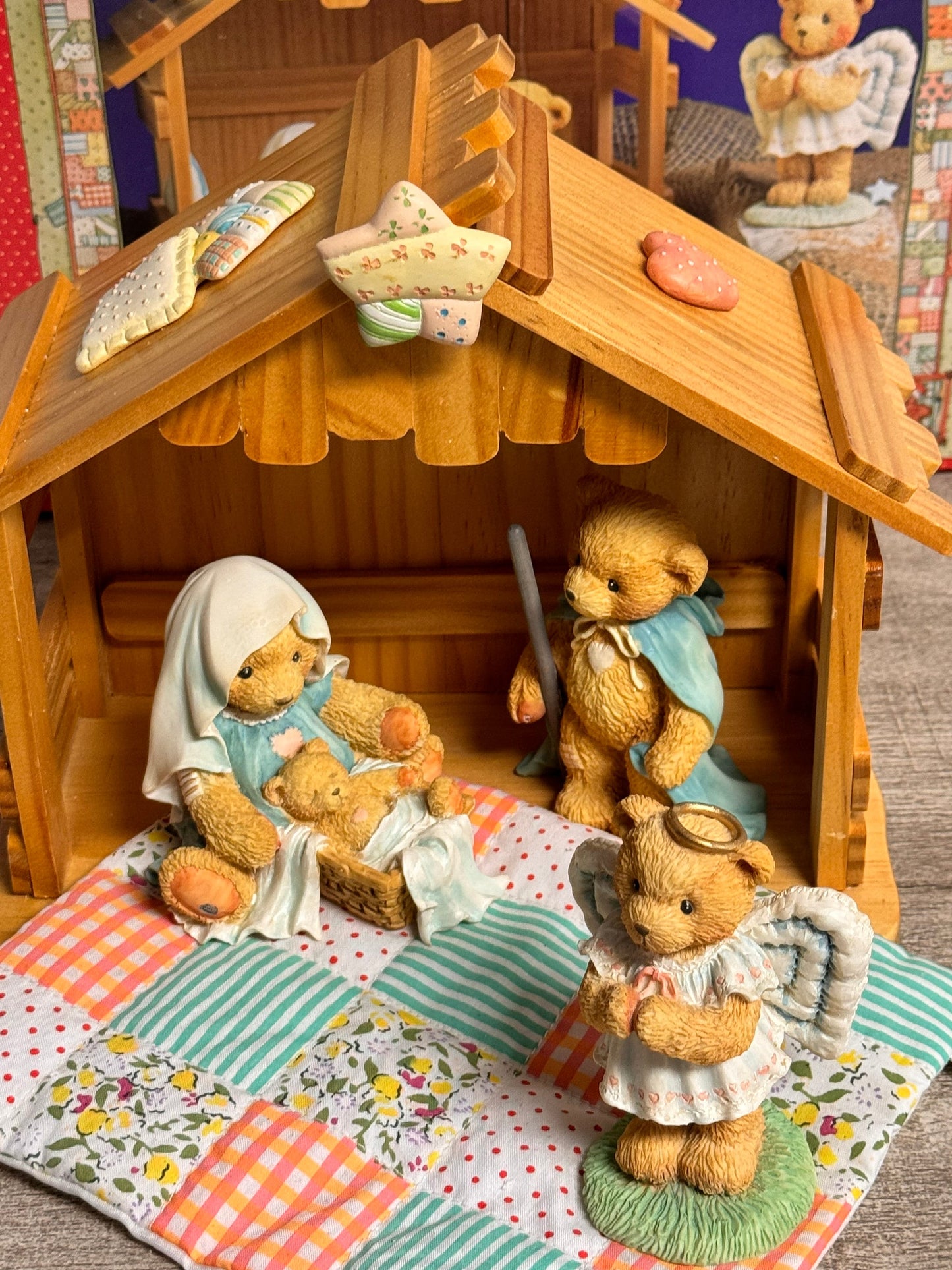 Cherished Teddies by Enesco Merry Christmas Nativity Set