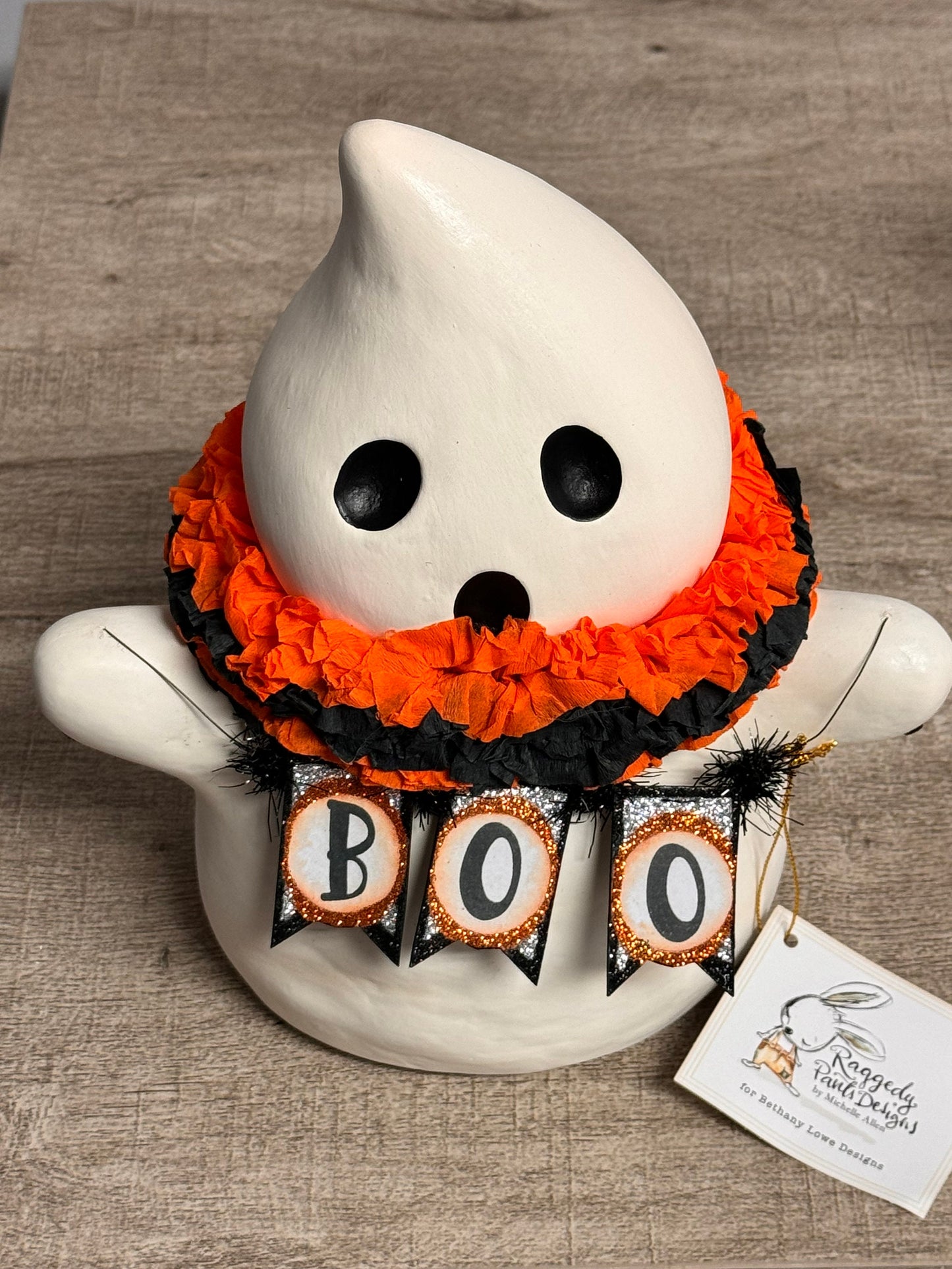 New Bethany Lowe Designs Inc. Large Boo Ghostie Large