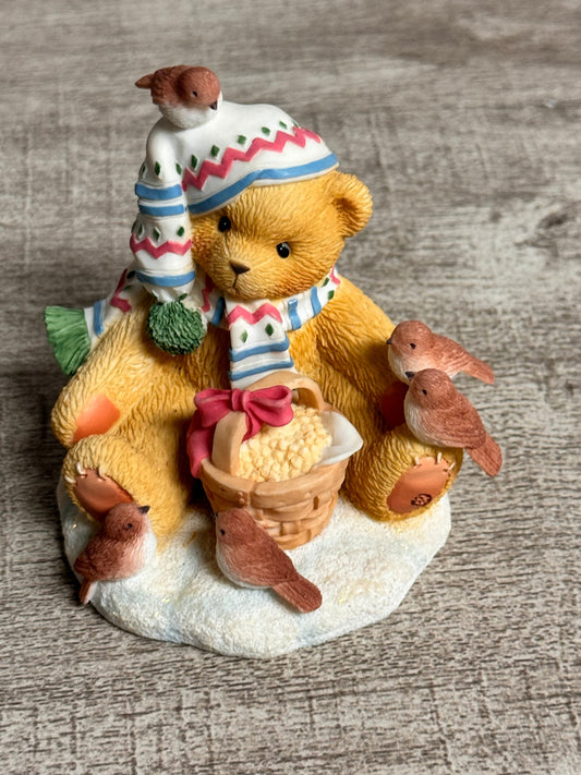 Cherished Teddies by Enesco 1998 PAUL Good Friends Warm The Heart With Many Blessings 466328