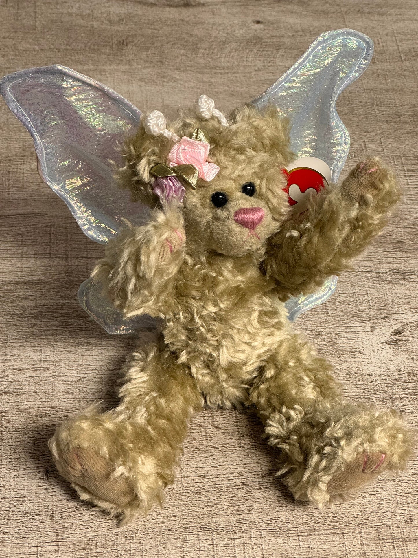 1993 New TY Attic Treasure Rafaella Fairy Angel - All A Flutter Over You! with 7th Generation Tag