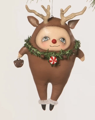 New Bethany Lowe Designs Inc. Rudy Reindeer Ornament