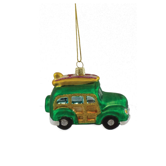 New Ocean Glass Woody Van Ornament