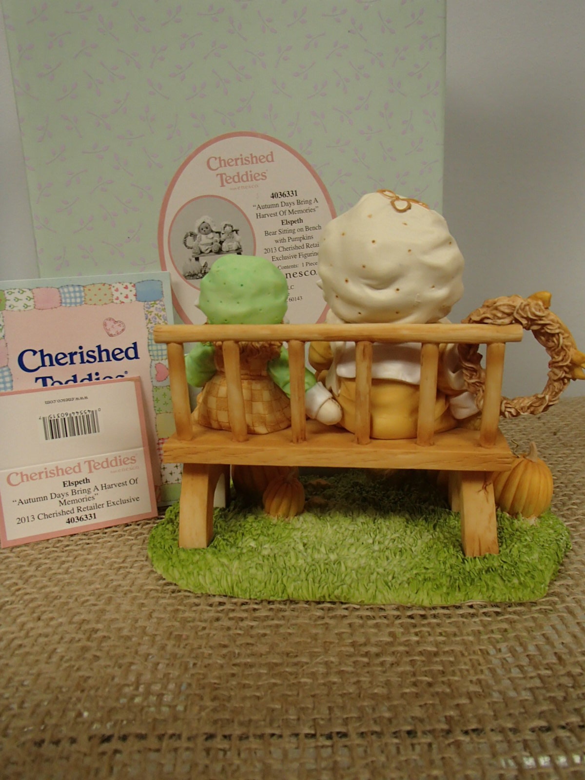 New Cherished Teddies 2013 Elspeth Retailer Exclusive Event Figurine 4036331