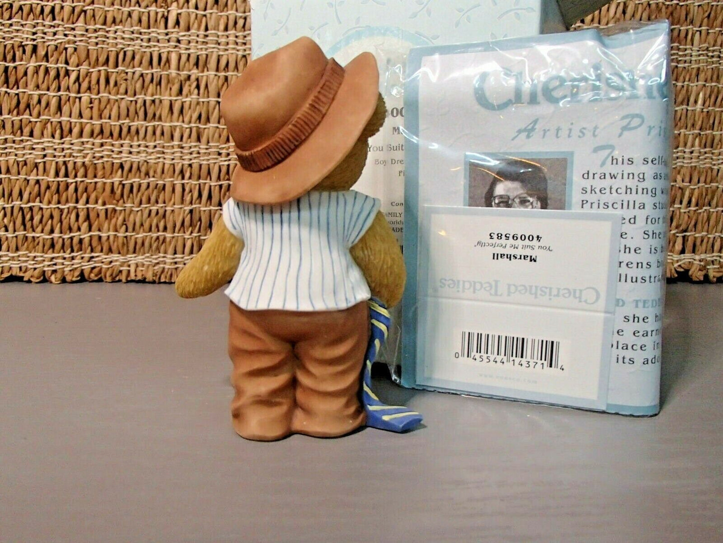 New Cherished Teddies 2007 Marshall Boy Dressed With Vest & Tie 4009583