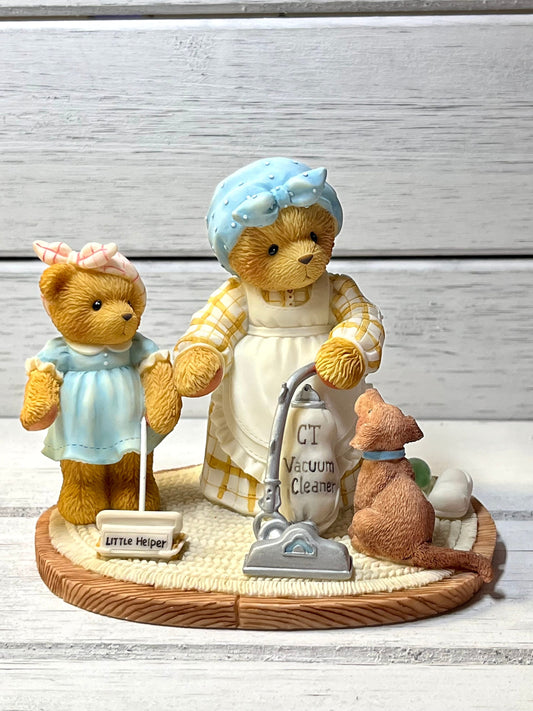 NIB 2001 Cherished Teddies Charlotte & Elaine A Woman's Work