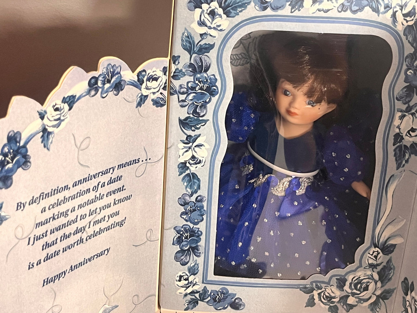 New In Box Marie Osmond Doll Greeting Card Anniversary LE 1996