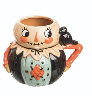 New johanna parker fall male scarecrow mug