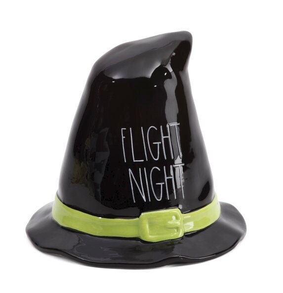 New rae dunn halloween 7" flight night hat