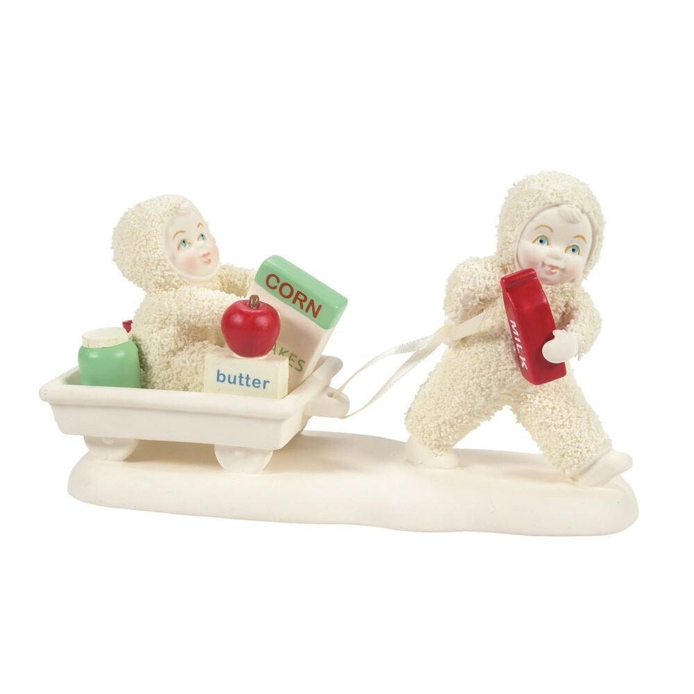 New in box - dept 56 snowbabies delivering kindness 6008633