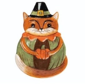 New johanna parker harvest critter plate fox