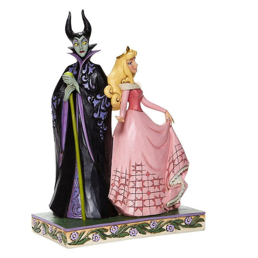 New in box jim shore aurora & maleficent 6008068