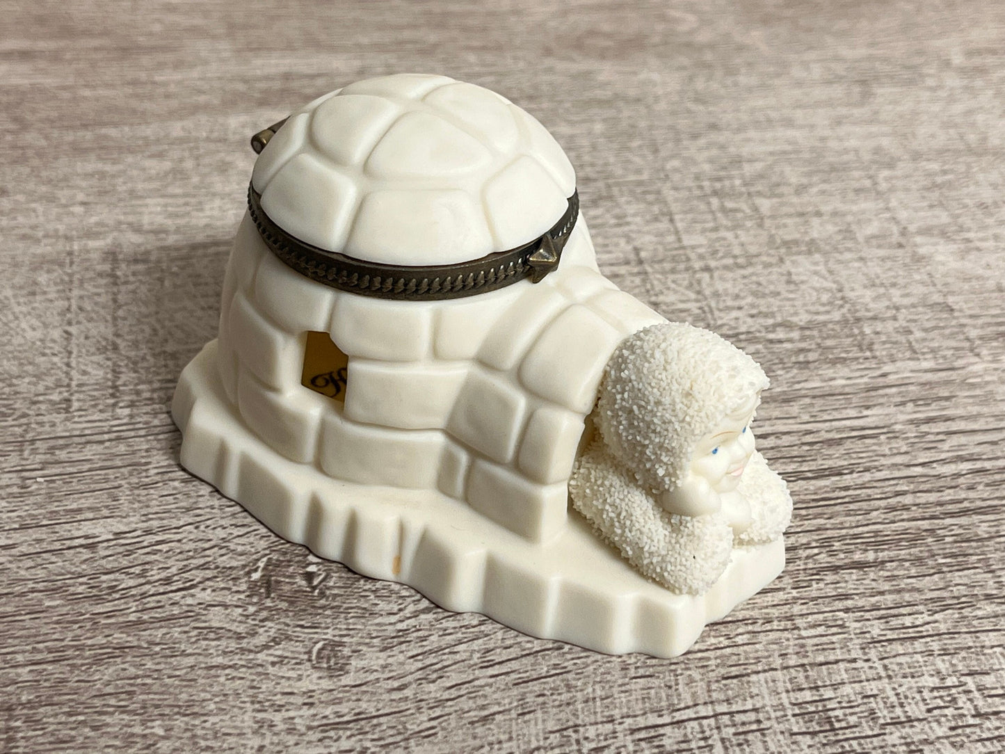 Dept 56 snowbabies home sweet home trinket box