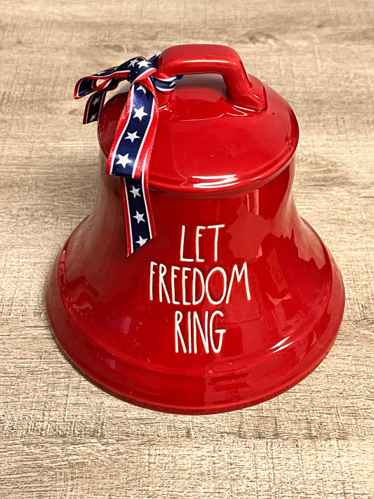 New Rae Dunn Liberty Bell, Let Freedom Ring