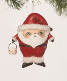 New Bethany Lowe Designs Inc. St. Nick Ornament 4.0" X 2" X 5"