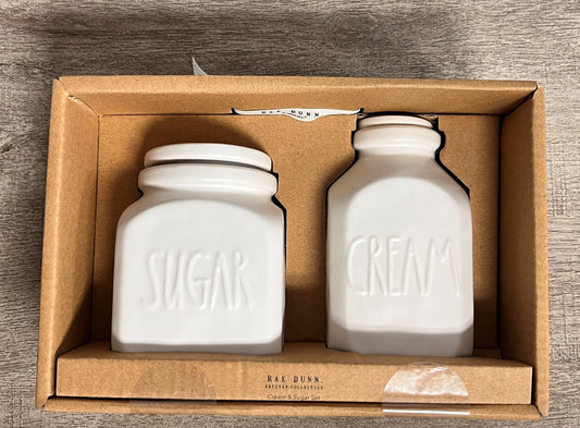 New Rae Dunn Sugar and Cream