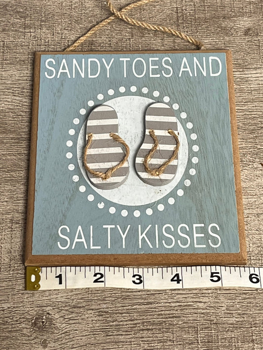 Department 56 by Enesco Sandy Toes and Salty Kisses Wall Hanging or Christmas Tree Ornament