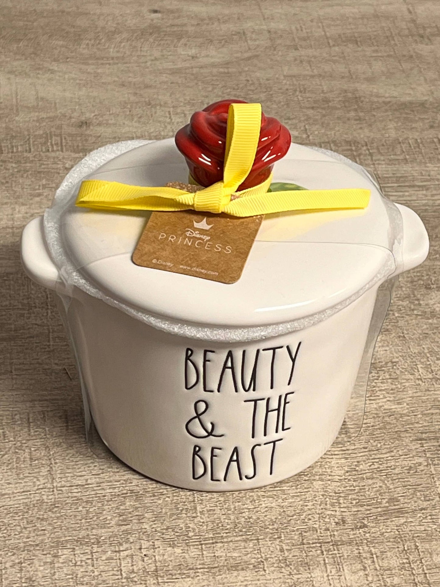 New Rae Dunn Disney Beauty and the Beast Container