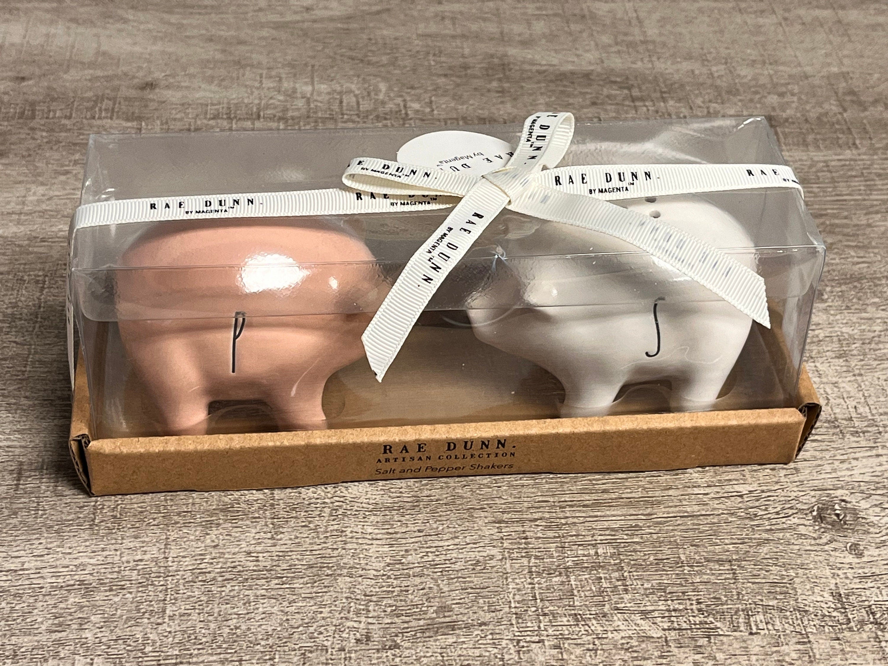 Rae Dunn Pig Salt and Pepper authentic Shakers