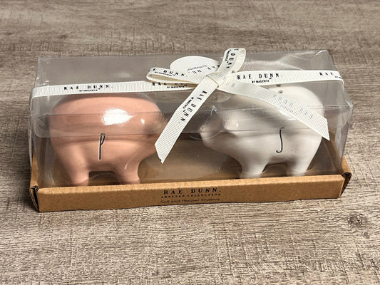 New Rae Dunn Farm Pig Salt & Pepper Shaker